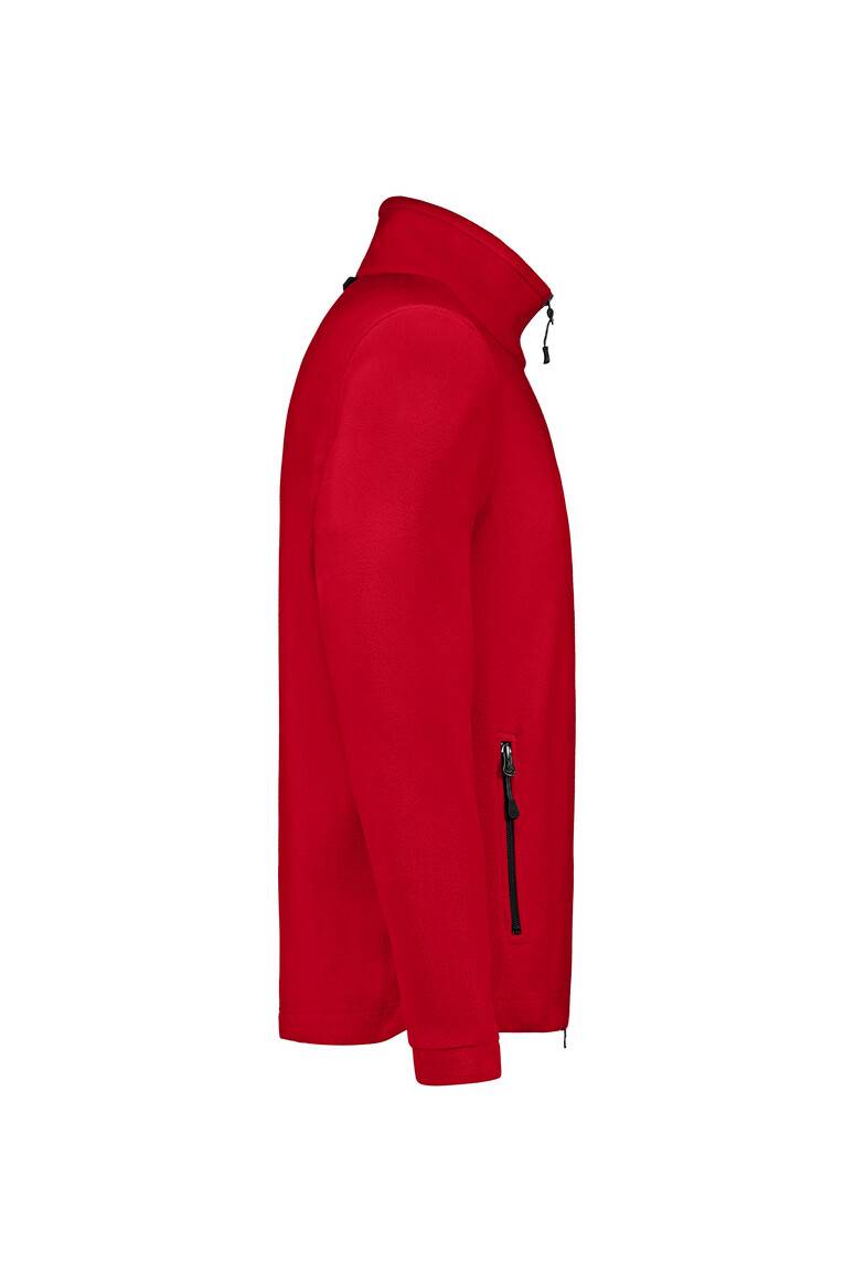 HAKRO Hakro Herren Fleece-Jacke ECO #846 Gr. 4XL rot-4