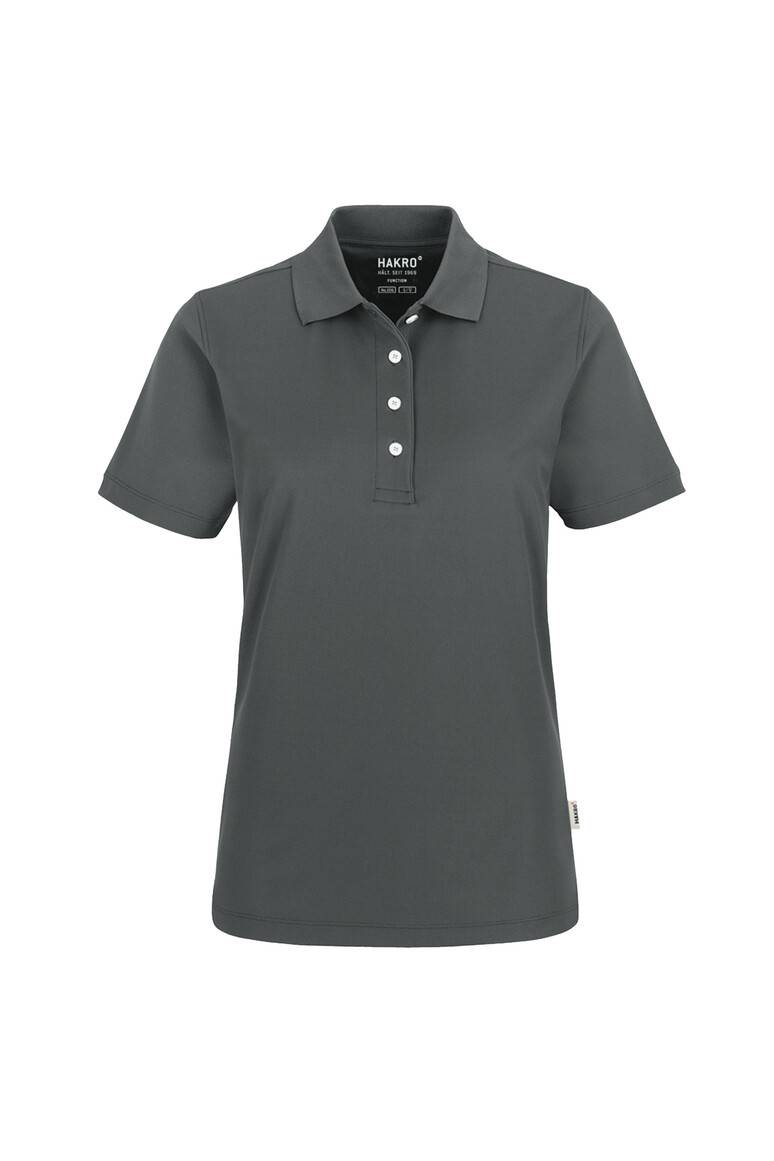 HAKRO Poloshirt Coolmax #206 Damen Gr. XL anthrazit-1