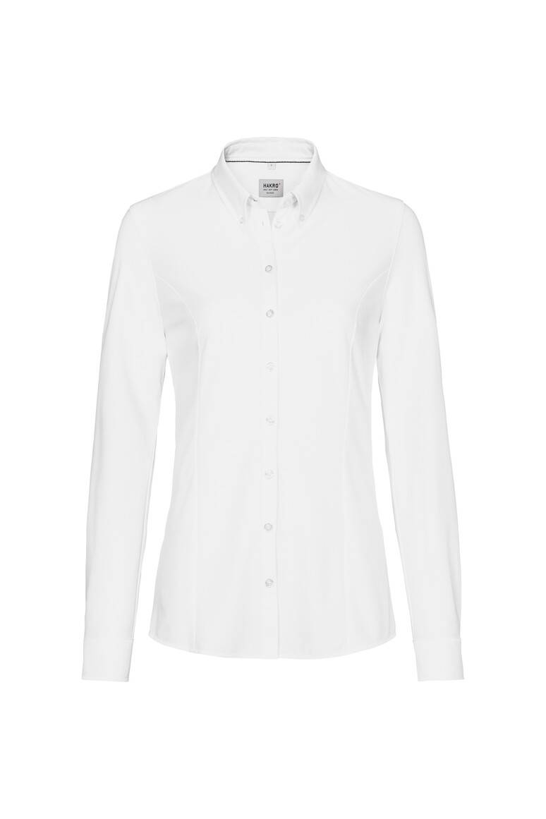 HAKRO Bluse Natural Stretch weiß, XS-1