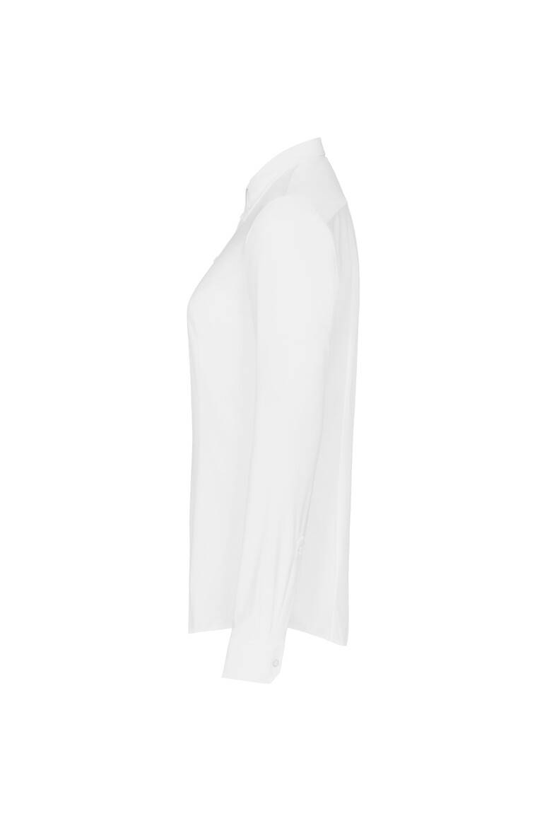 HAKRO Bluse Natural Stretch weiß, XS-2