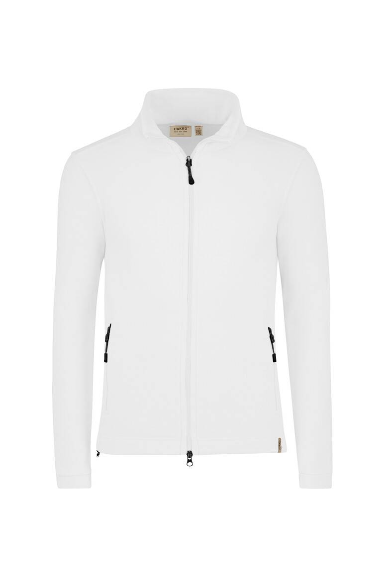 HAKRO Fleecejacke ECO weiß, L-1
