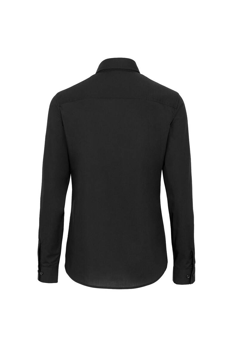 HAKRO Bluse MIKRALINAR® schwarz, L-3