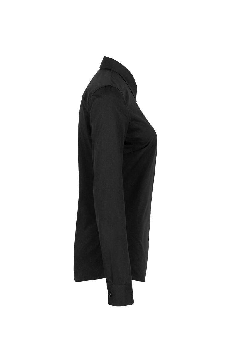 HAKRO Bluse MIKRALINAR® schwarz, L-4