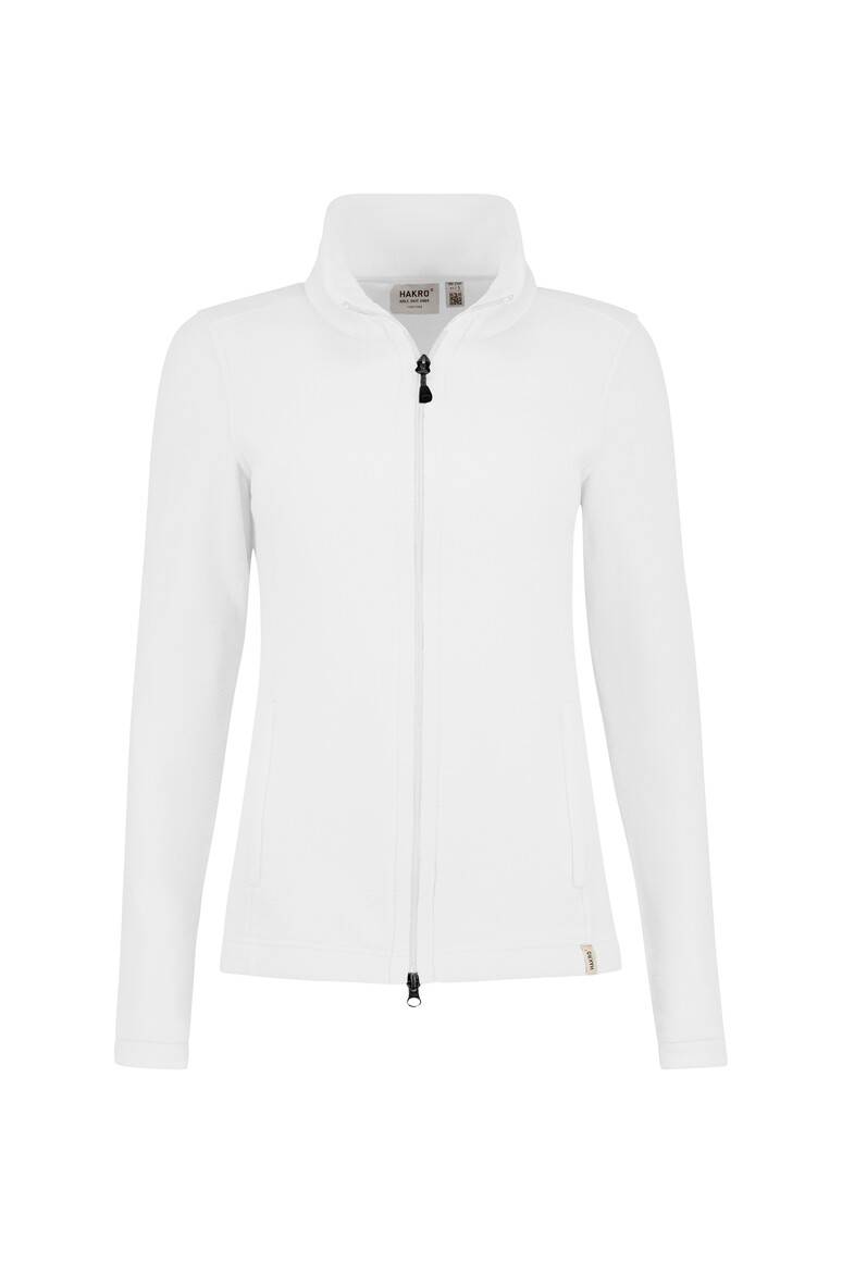 HAKRO Damen Fleecejacke ECO weiß, S-1