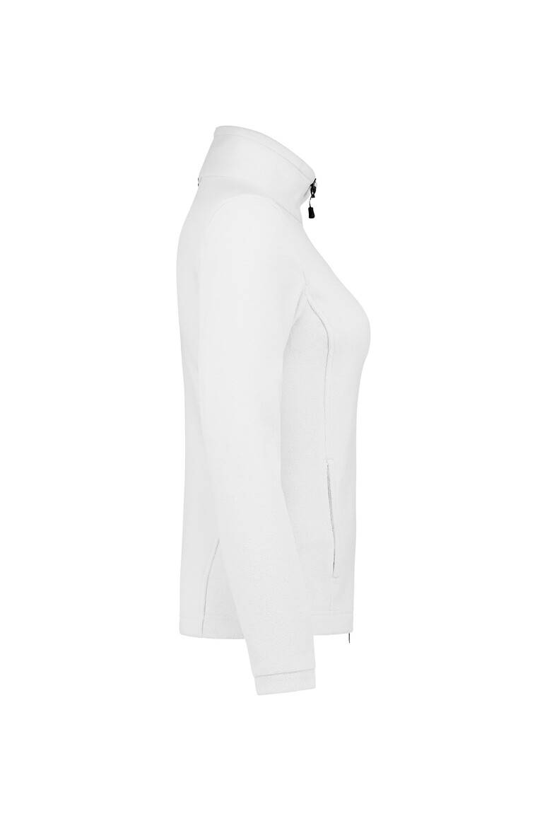 HAKRO Damen Fleecejacke ECO weiß, S-4