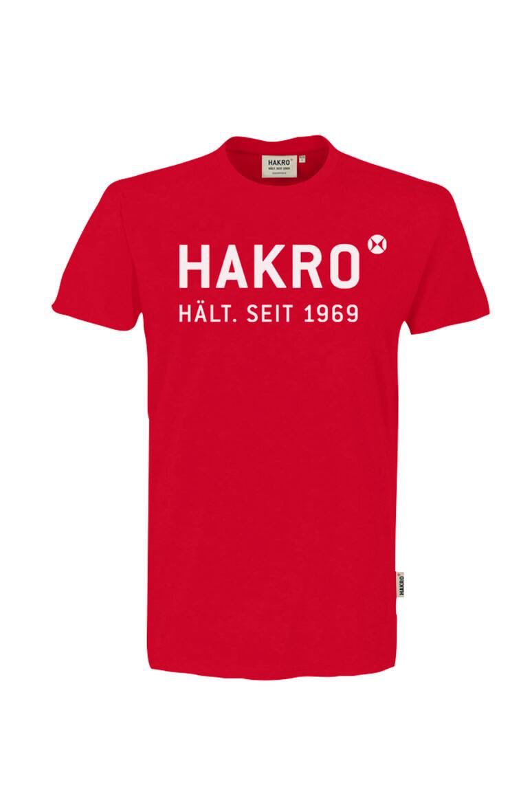 HAKRO T-Shirt Logo rot, XL-1