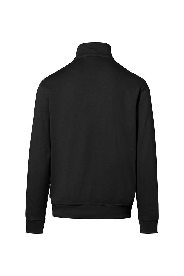 HAKRO Zip-Sweatshirt Premium schwarz, S-3