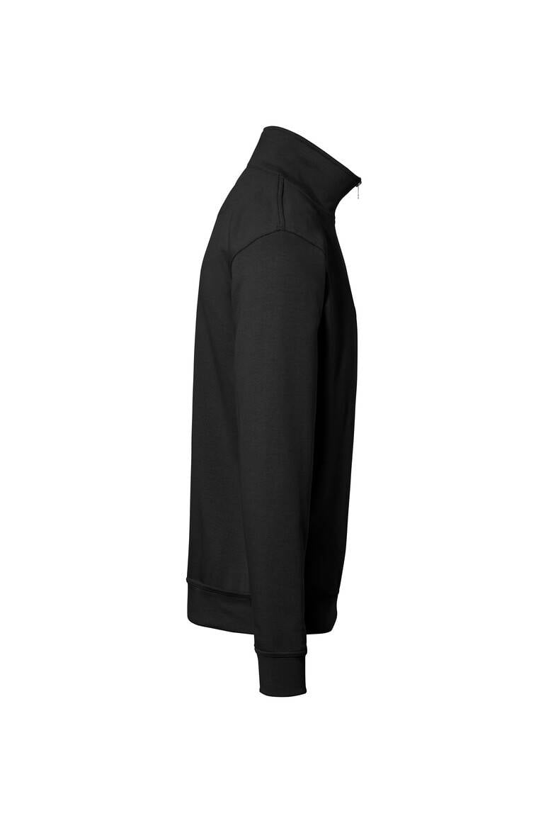 HAKRO Zip-Sweatshirt Premium schwarz, S-4