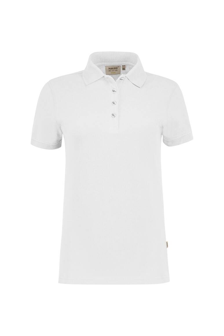 HAKRO Hakro Damen Poloshirt Bio Baumwolle Gots #301 Gr. 2XS weiß-1