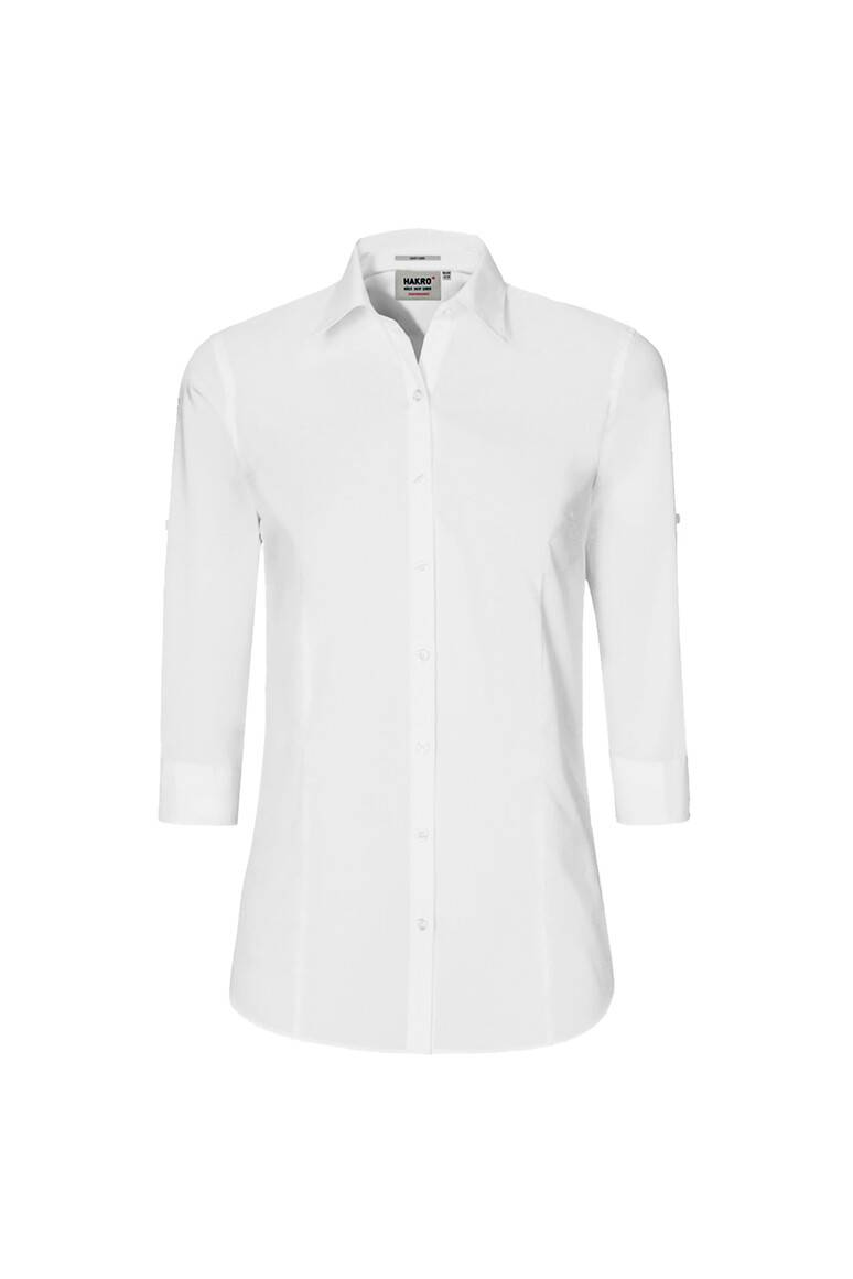 HAKRO 3/4-Arm-Vario Bluse MIKRALINAR® weiß, S-1