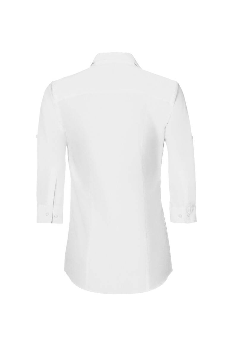 HAKRO 3/4-Arm-Vario Bluse MIKRALINAR® weiß, S-3