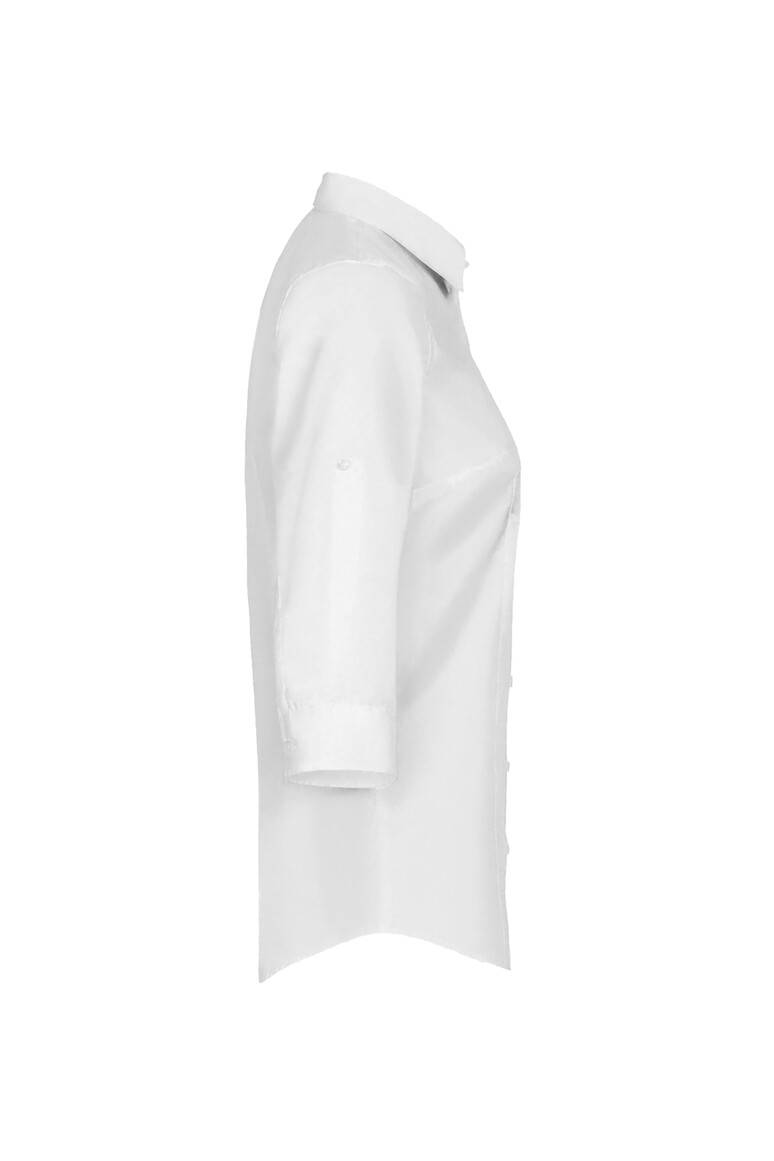 HAKRO 3/4-Arm-Vario Bluse MIKRALINAR® weiß, S-4