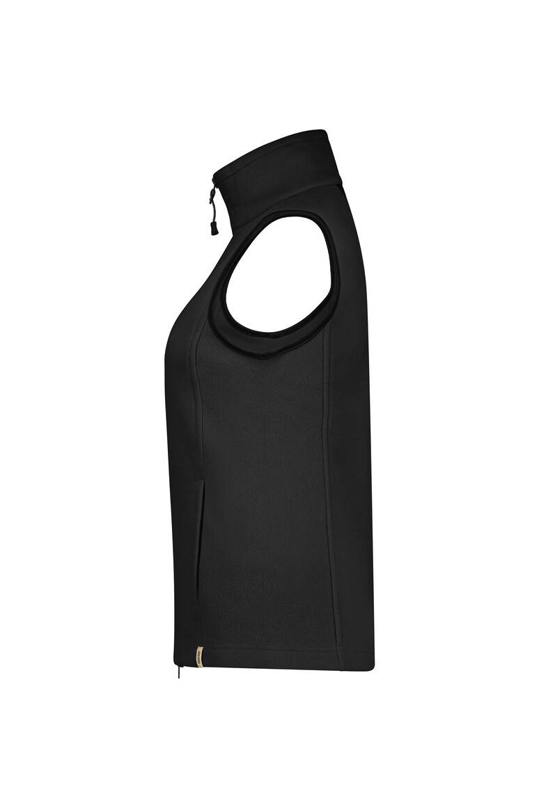 HAKRO Damen Fleeceweste ECO schwarz, 3XL-2