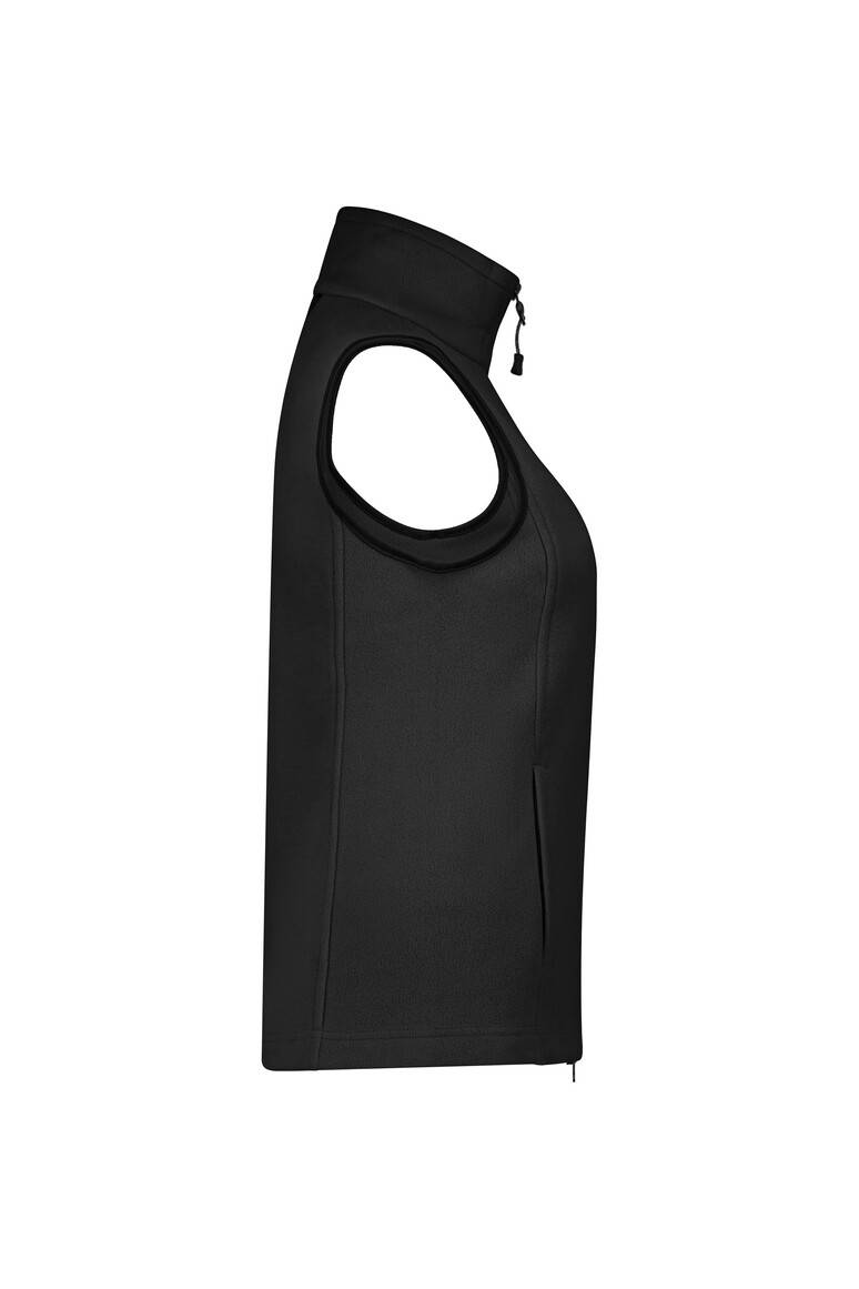 HAKRO Damen Fleeceweste ECO schwarz, 3XL-4