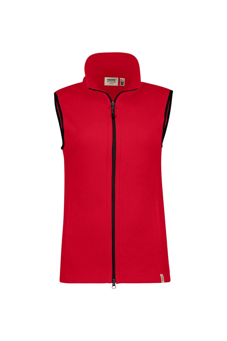 HAKRO Damen Fleeceweste ECO rot, 3XL-1