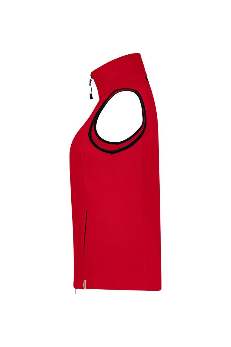 HAKRO Damen Fleeceweste ECO rot, 3XL-2