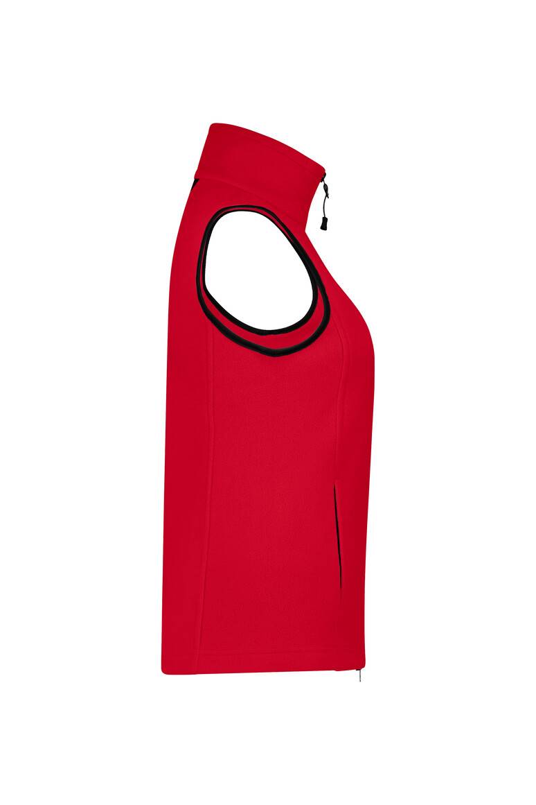 HAKRO Damen Fleeceweste ECO rot, 3XL-4