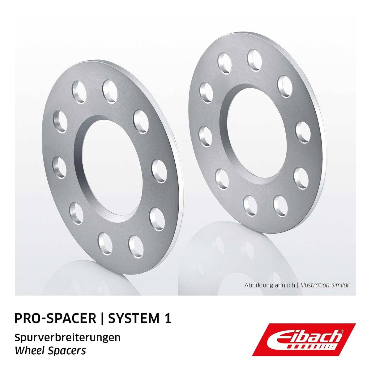 Spurverbreiterung 8 mm Ø 57 mm EIBACH Aftermarket-Expertise für u.a. VW GOLF-2