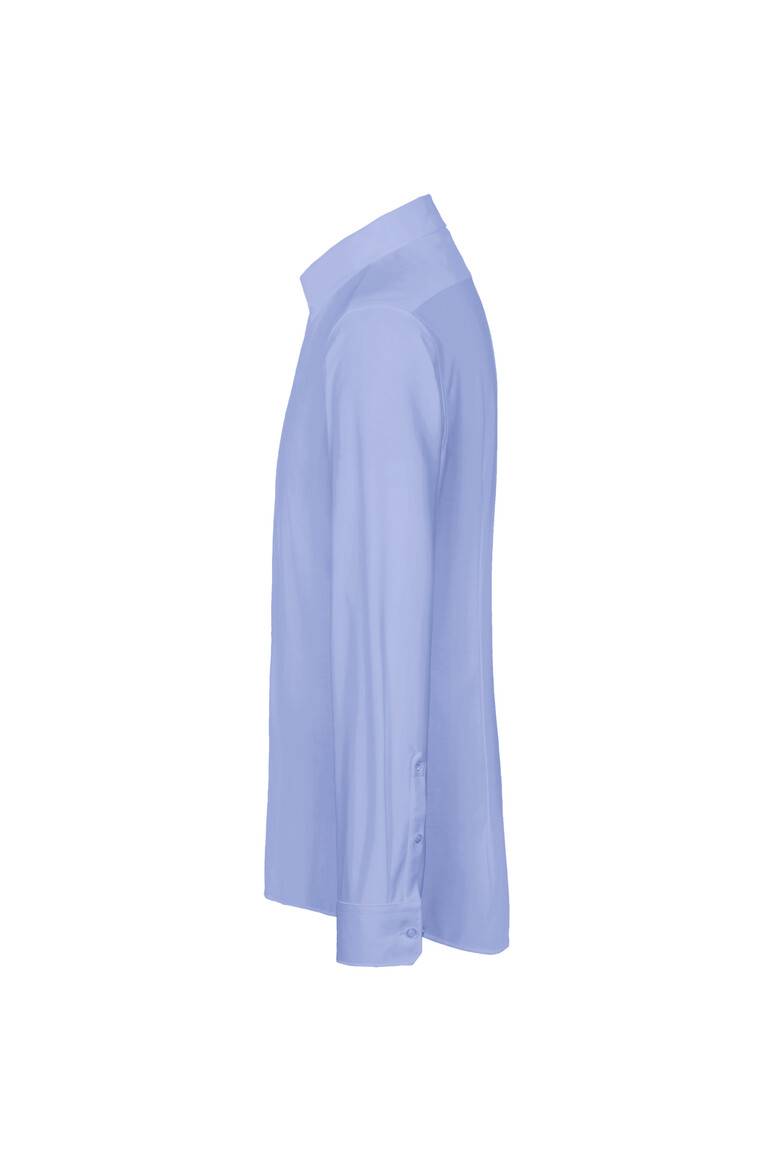 HAKRO Hemd Natural Stretch Regular ozeanblau, XL-2