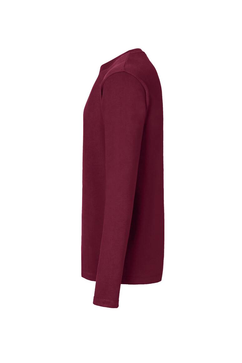 HAKRO Longsleeve MIKRALINAR® weinrot, M-2
