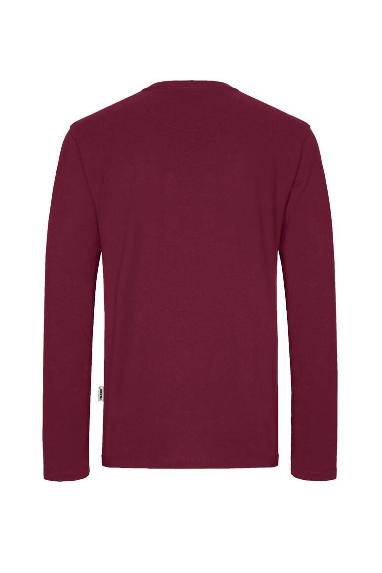 HAKRO Longsleeve MIKRALINAR® weinrot, M-3