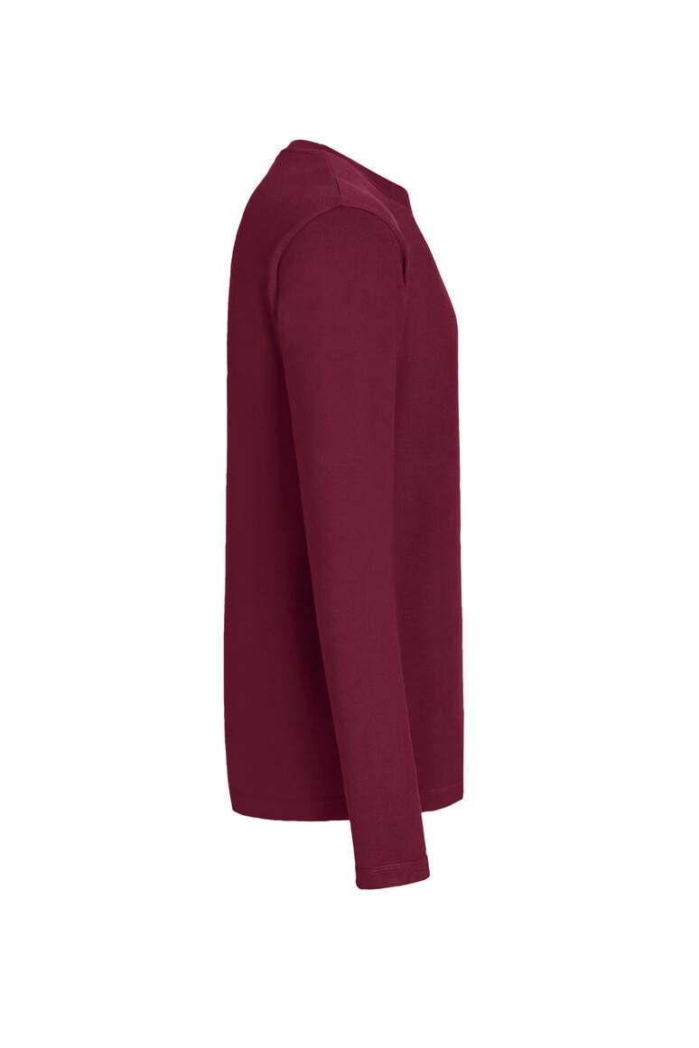 HAKRO Longsleeve MIKRALINAR® weinrot, M-4