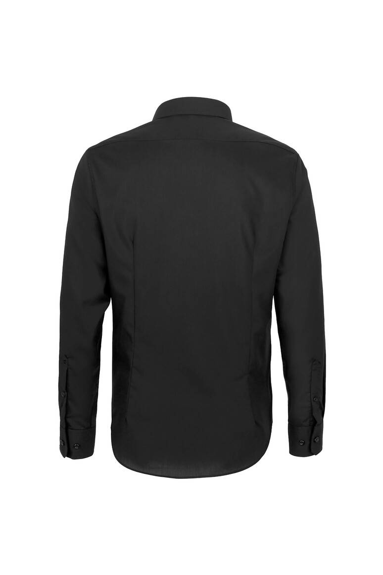 HAKRO Hakro Herren Hemd Business Regular Fit #105 Gr. M schwarz-3