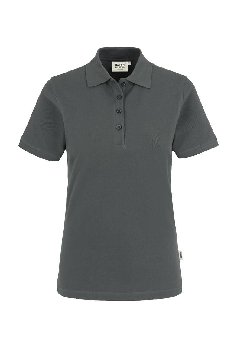 HAKRO Damen Poloshirt Classic anthrazit, L-1