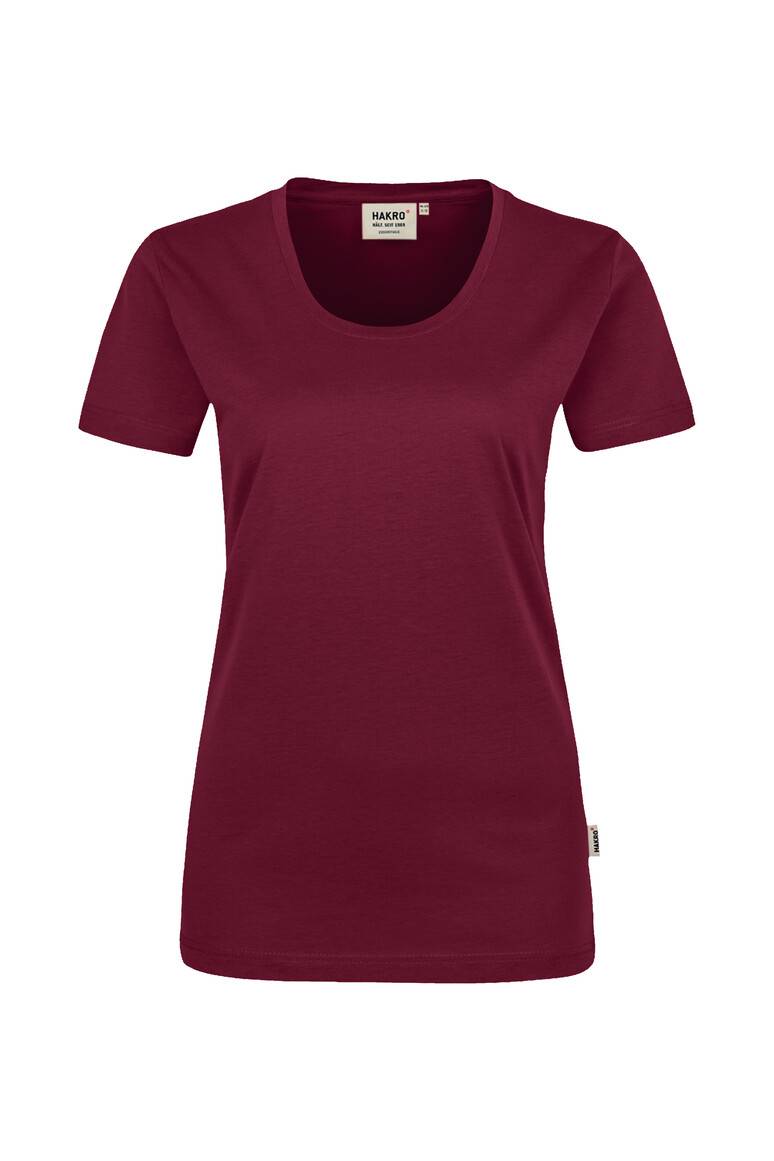 HAKRO Damen T-Shirt Classic weinrot, S-1
