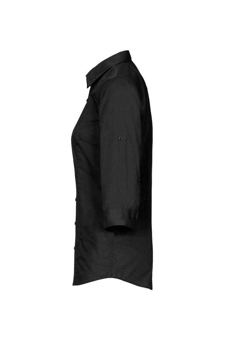 HAKRO 3/4-Arm-Vario Bluse MIKRALINAR® schwarz, M-2