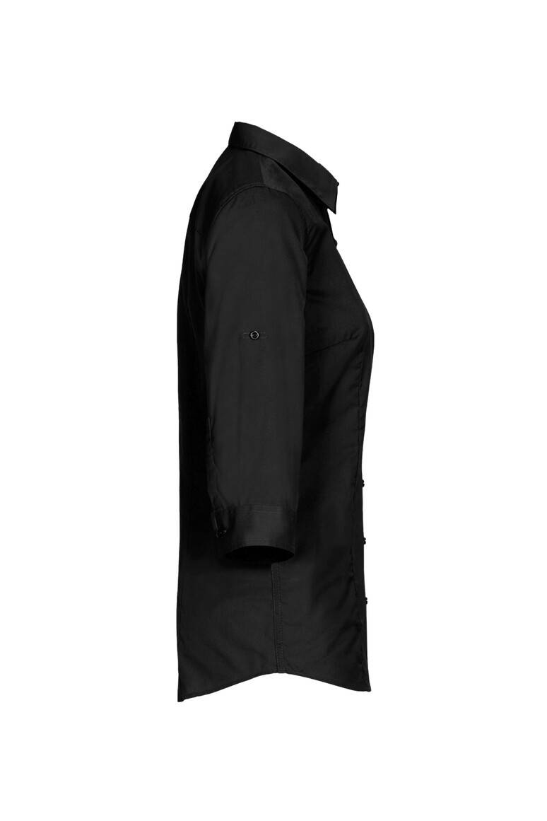 HAKRO 3/4-Arm-Vario Bluse MIKRALINAR® schwarz, M-4