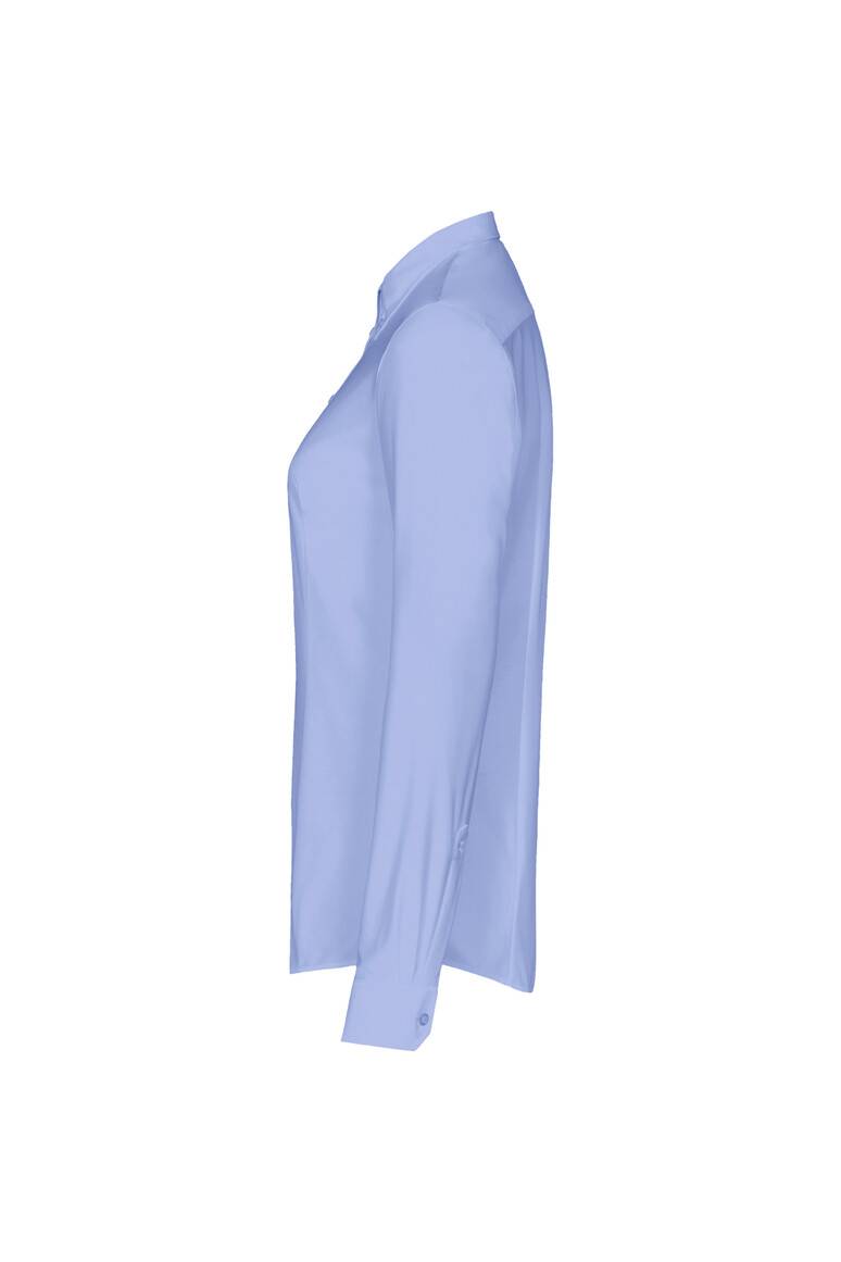 HAKRO Bluse Natural Stretch ozeanblau, 2XL-2