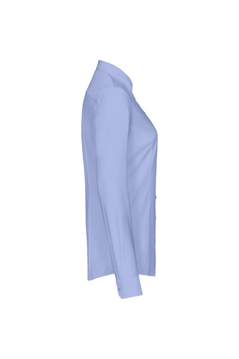 HAKRO Bluse Natural Stretch ozeanblau, 2XL-3
