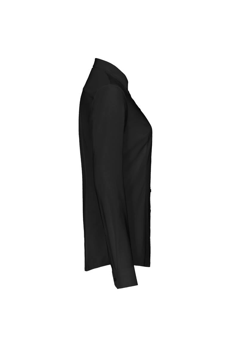 HAKRO Bluse Natural Stretch schwarz, 3XL-3