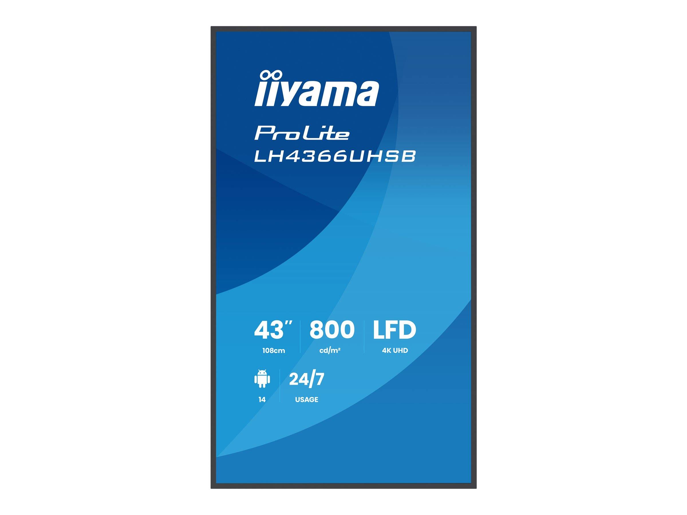 Iiyama ProLite LH4366UHSB-B1AG - 108 cm (42.5")-0