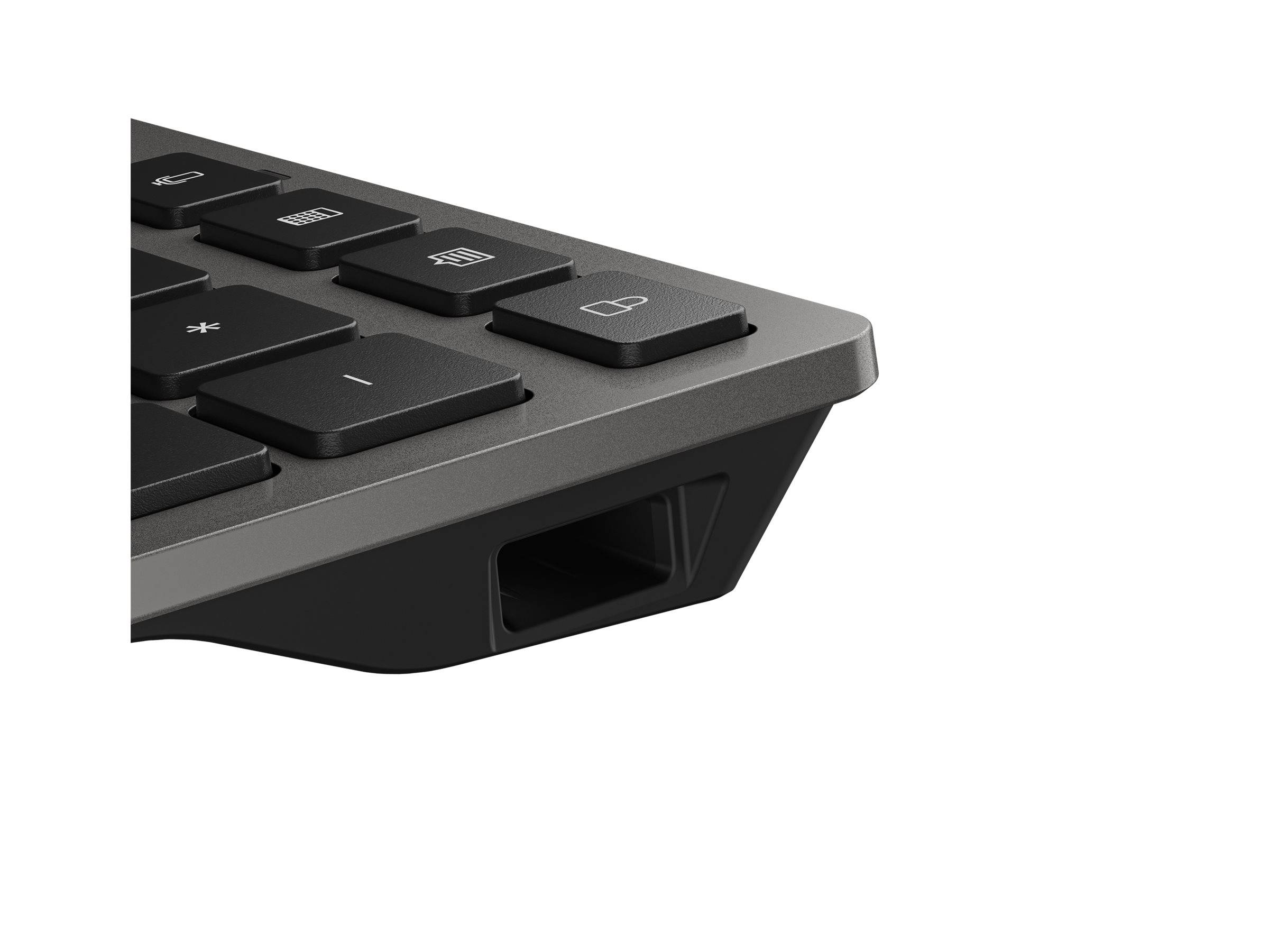 HP 720 Dual-Mode Rechargeable Wireless Keyboard-GR P Tastatur-2