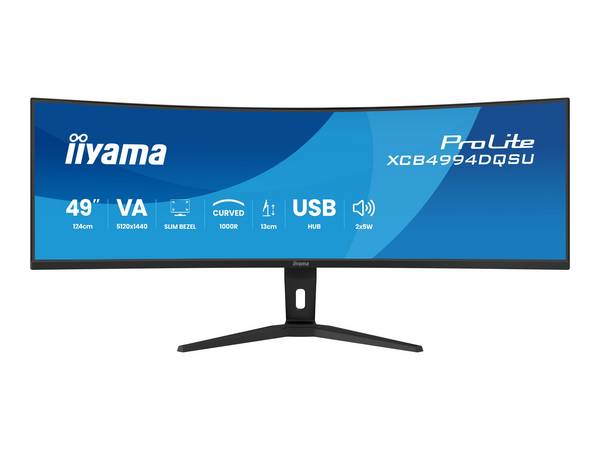 Iiyama ProLite XCB4994DQSU-B1 - LED-Monitor - gebogen - 124 cm (49")