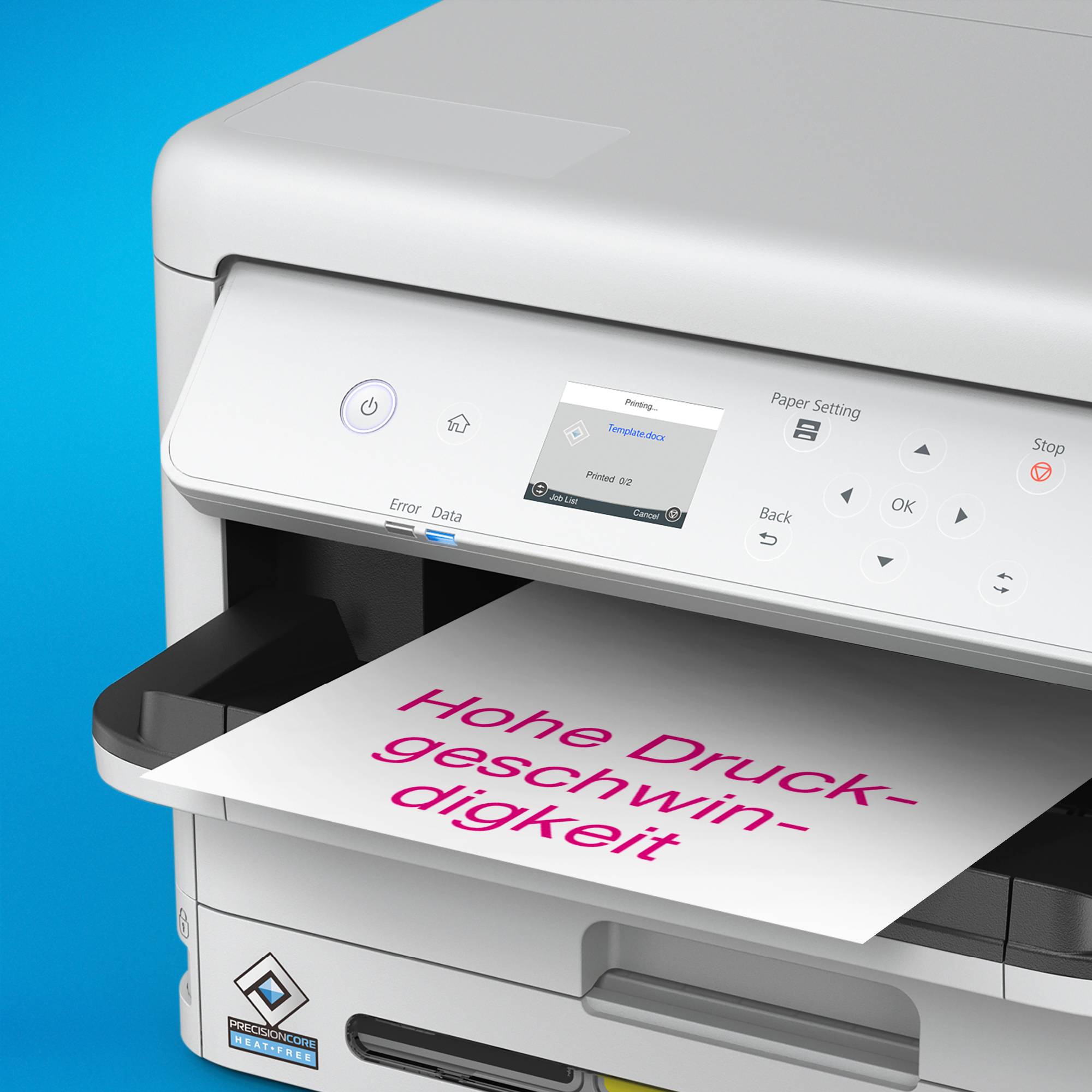 Epson WorkForce Pro WF-C5390DW BAM Ink-Bundle 4 Farben WiFi PCL PS3 - Drucker - Tintenstrahldruck-3