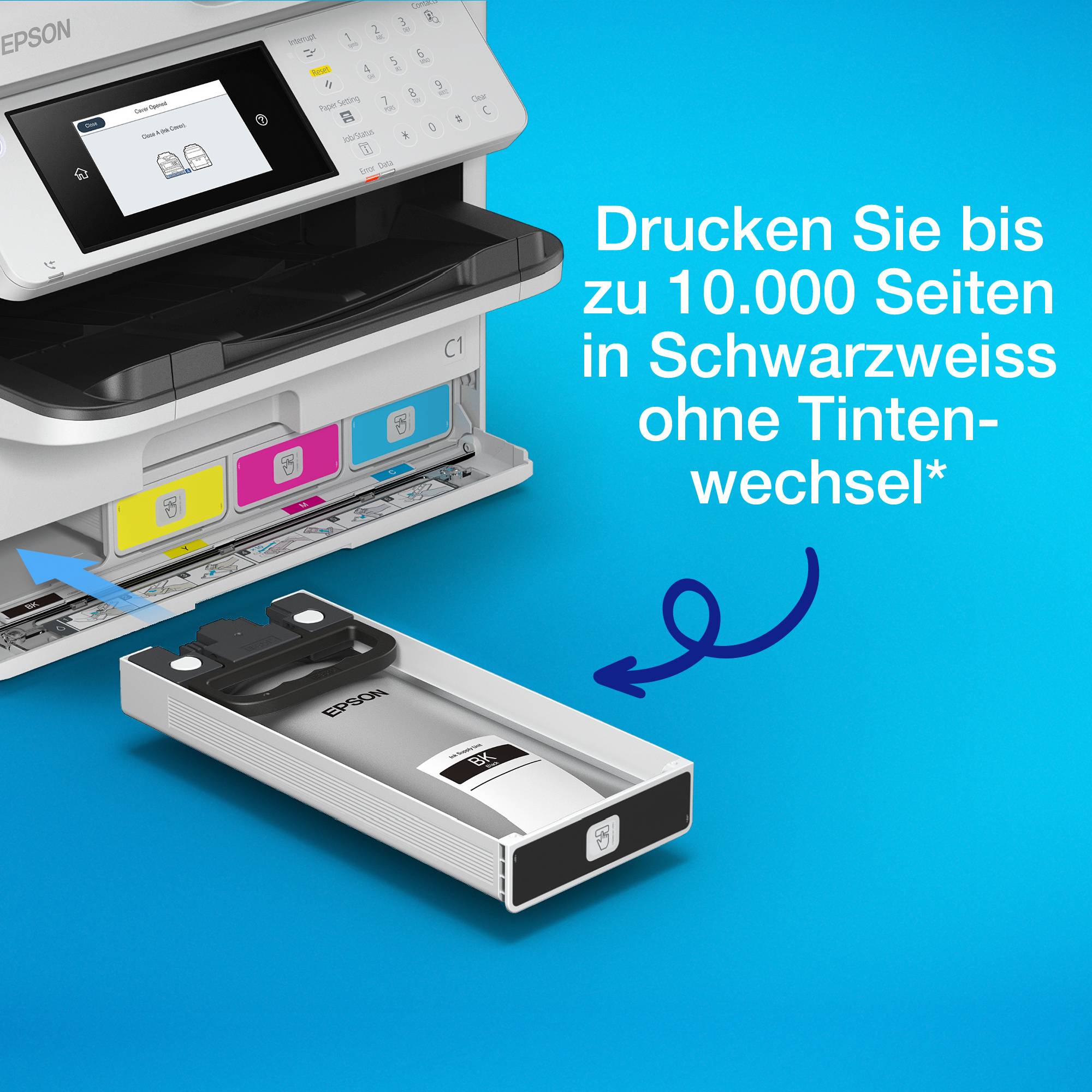 Epson WorkForce Pro WF-C5890DWF BAM Ink-Bundle 4in1 PCL PS3 ADF WiFi - Drucker - Tintenstrahldruck-3