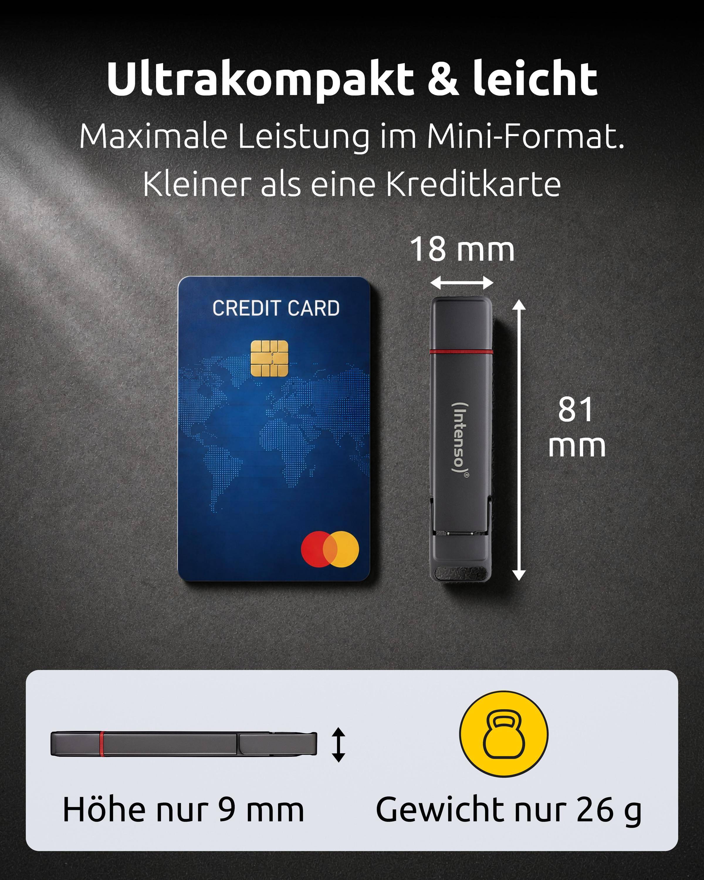 Intenso externe USB SSD UX100 3.2 C+A Gen.1x1-4