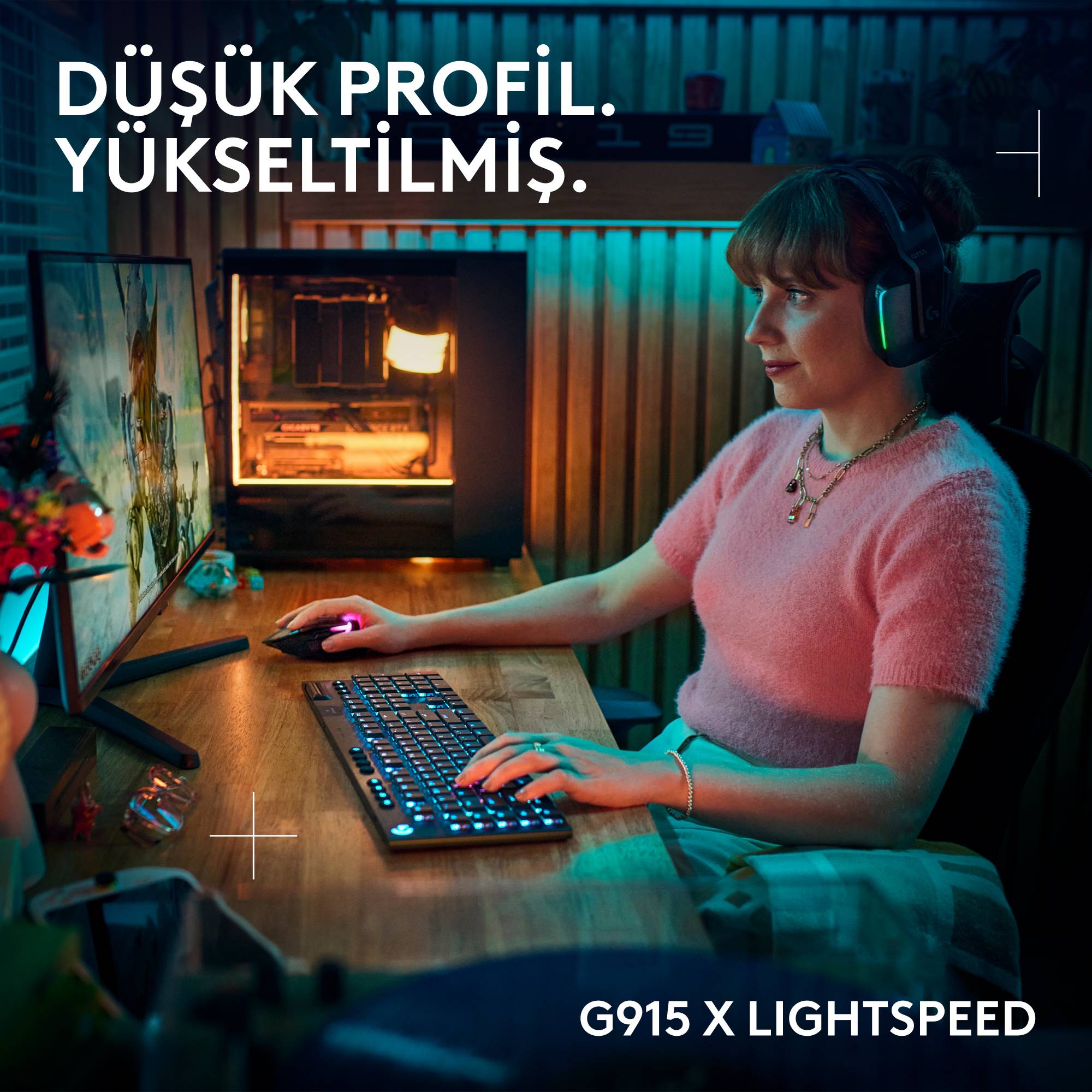 Logitech G G915 X - Tastatur - LIGHTSPEED - hintergrundbeleuchtet-1