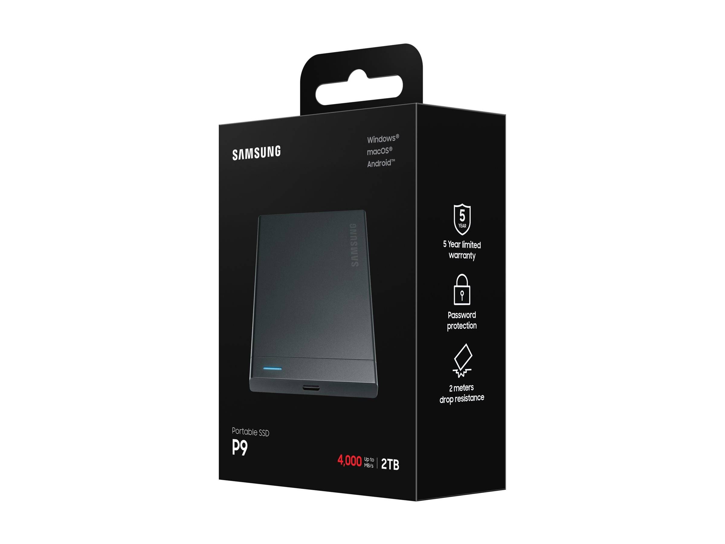 Samsung P9 Portable SSD External USB 4Gen 3x2 40Gbps - 3,91 GB-4