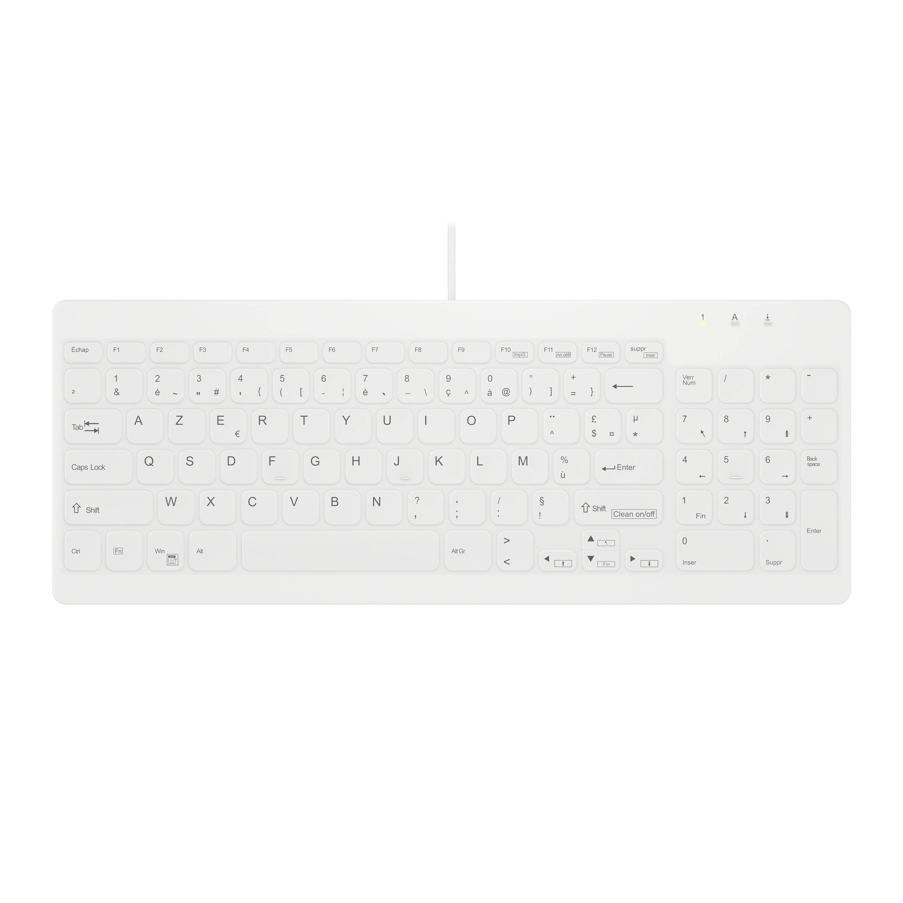 Cherry Active Key AK-C7012 - Tastatur - komplett versiegelt, IP68-1