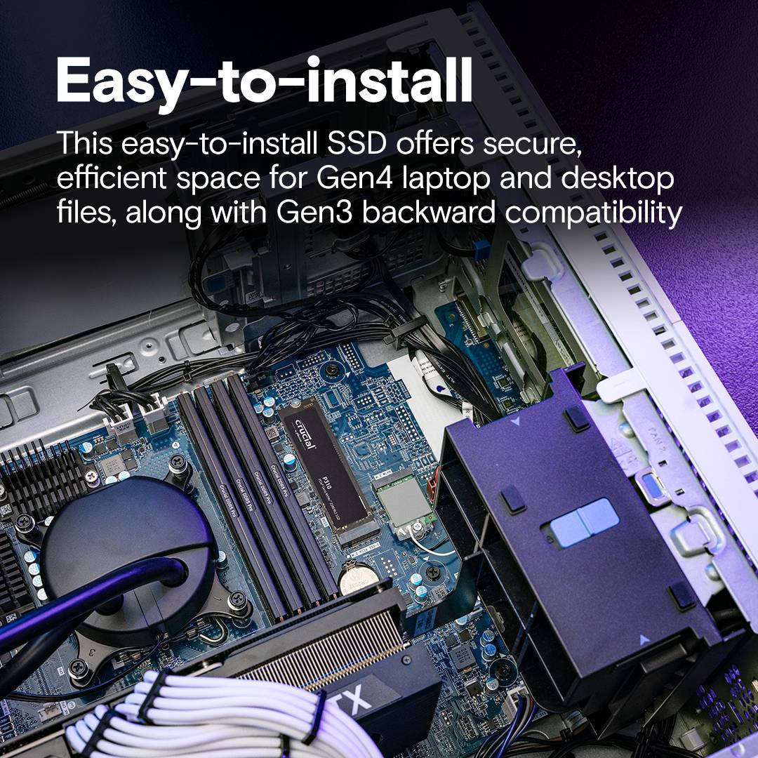 Crucial P310 - SSD - 4 TB - intern - M.2 2280 - PCIe 4.0 x4 (NVMe)-2