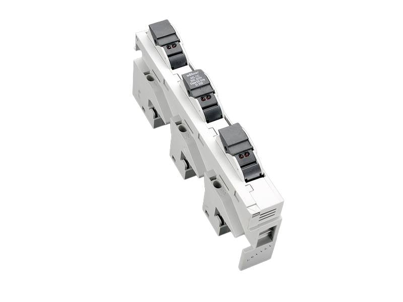 Wöhner 31959000, Reiter-Sicherungshalter, mit LED (Verpackung 4 Stk.)-0