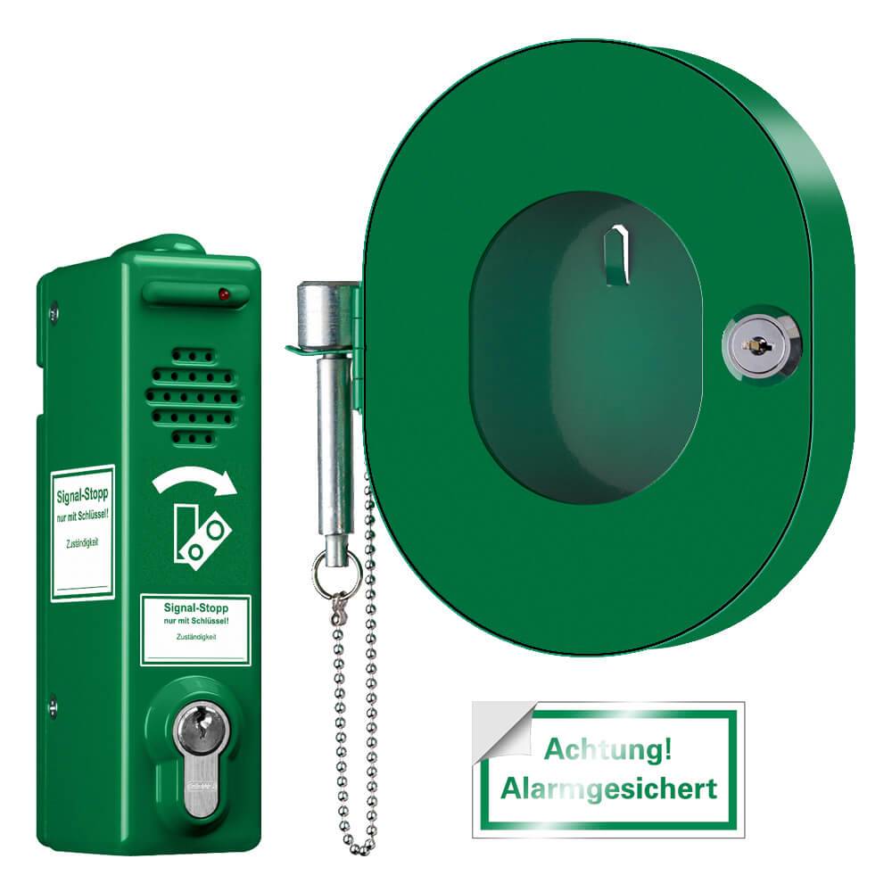 Kombi-Set: Türwächter verschiedenschließend, 80 dB/105 dB mit Notschlüsselkasten-0