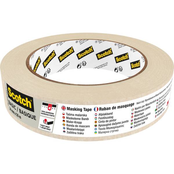 3M - Scotch Abdeckband - Basic - Allzweck-Klebeband - Beige