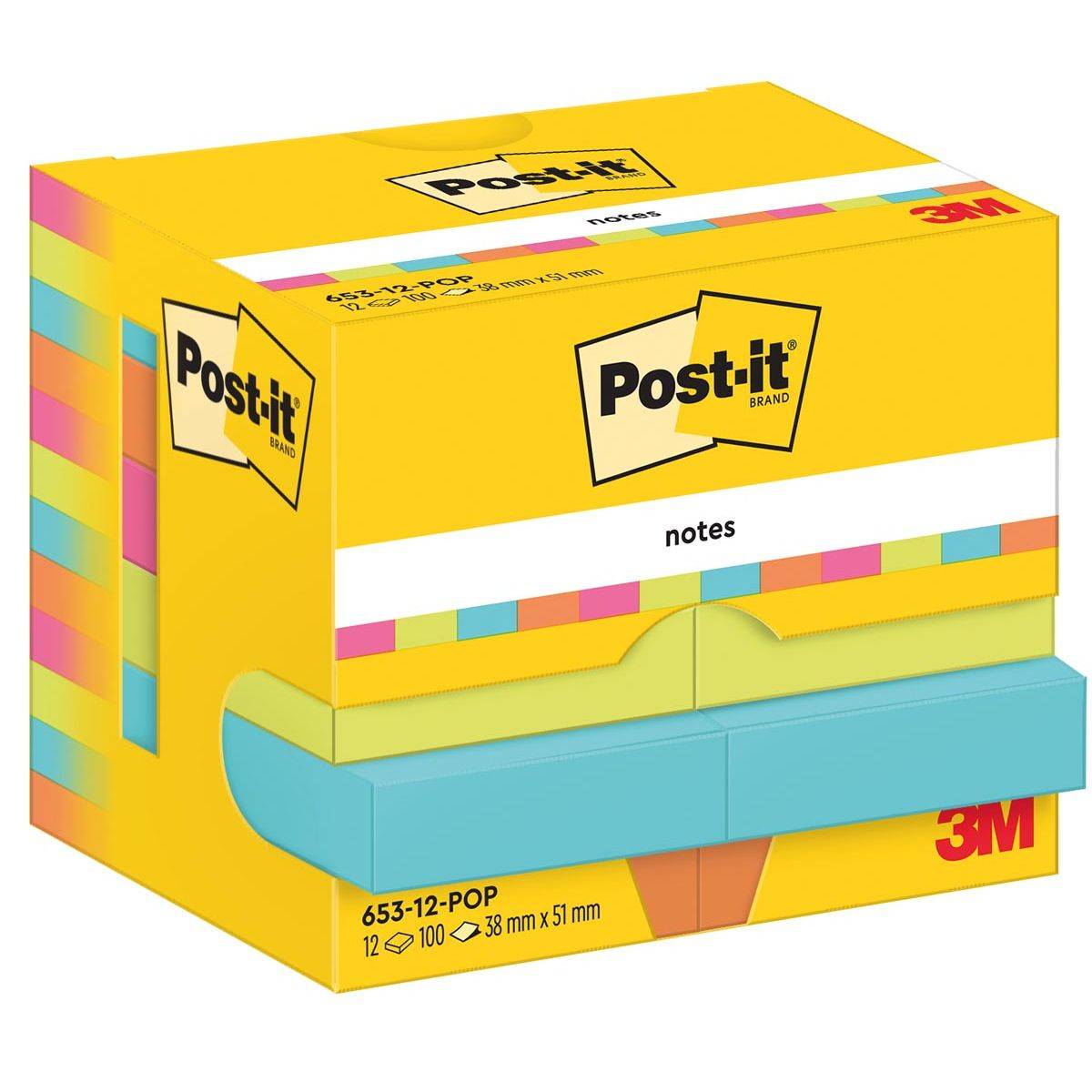Post-it Haftnotizen notes, 38 x 51 mm, Poptimistic-0