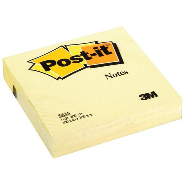 Post-it Haftnotizen XL, 100 x 100 mm, gelb