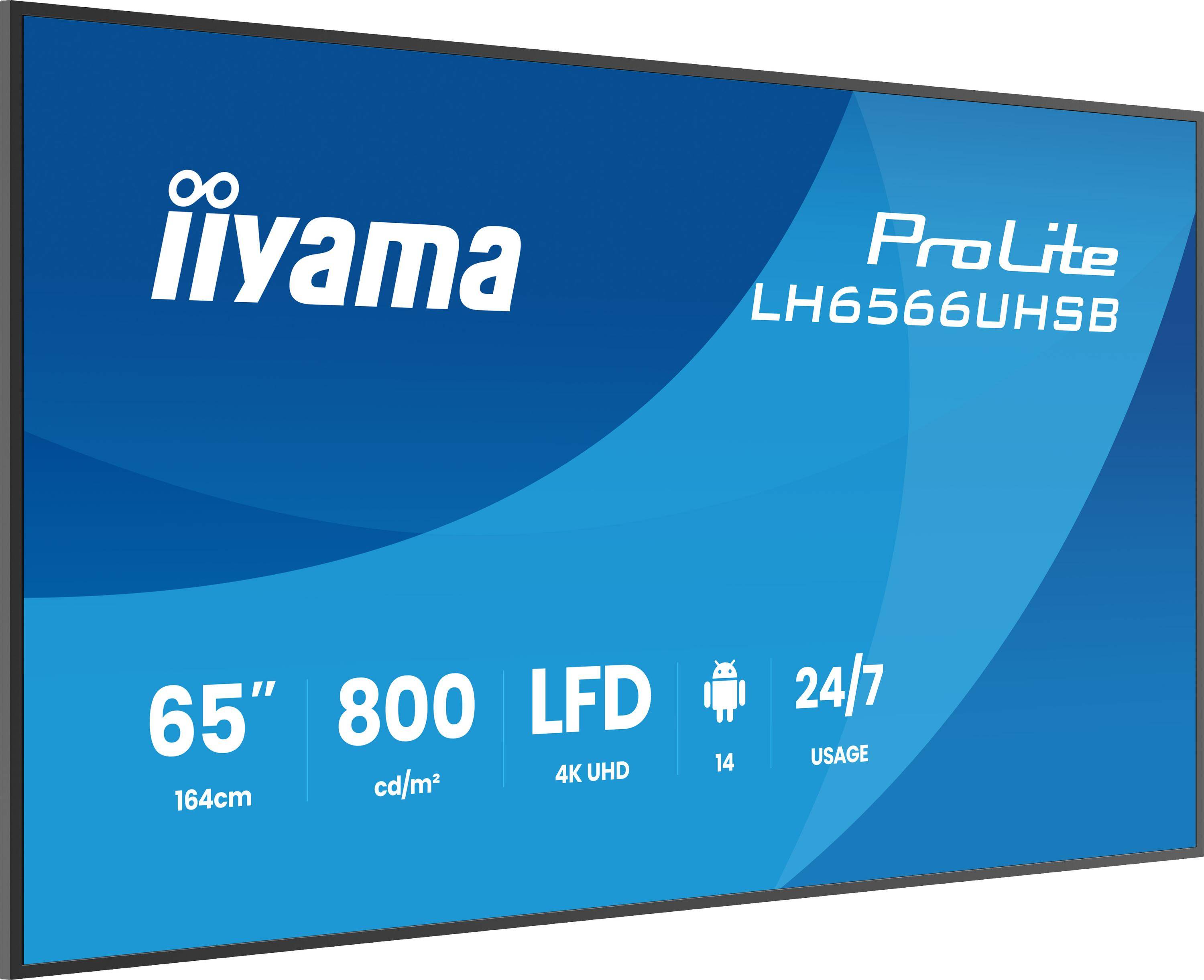 Iiyama ProLite LH6566UHSB-B1AG - 164 cm (64.5")-2